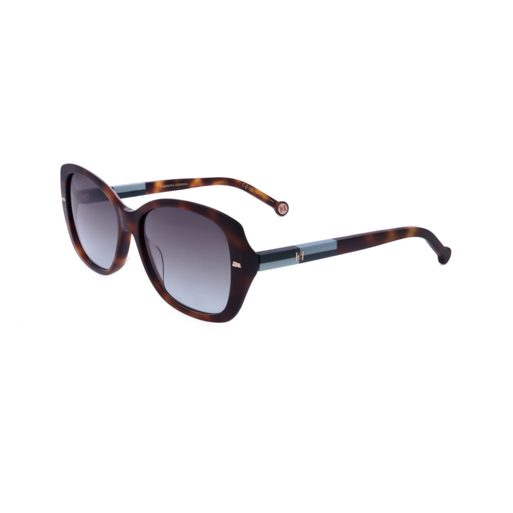 NEW Carolina Herrera HER 0176/G/S 0PHWIB Havana Green Sunglasses authentic